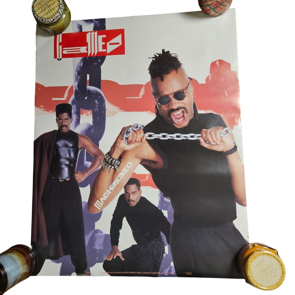 Cameo Machismo Vintage 1988 Promo Album‎ Poster 24x30 Polygram Funk Jazz Soul